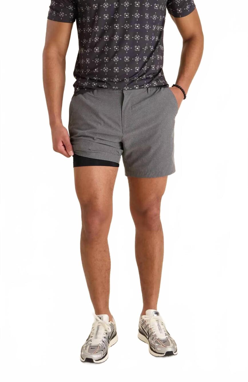 NEW CHUBBIES every days short in heather grey/ black